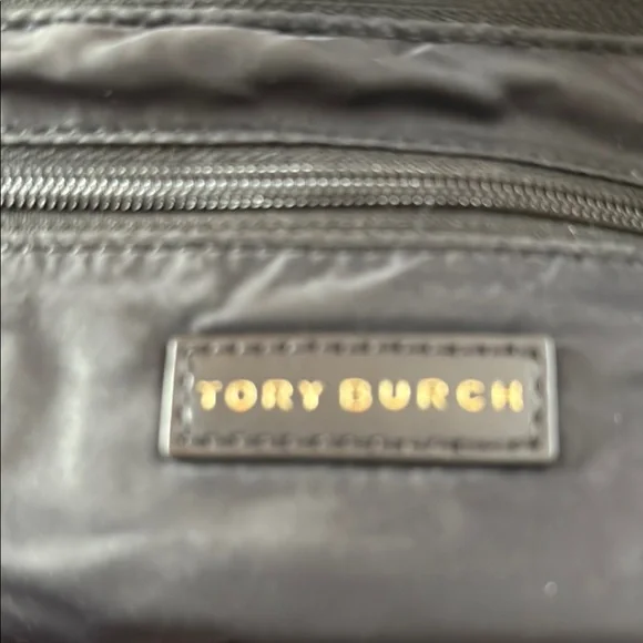 Tory Burch Black Nylon Tote Bag